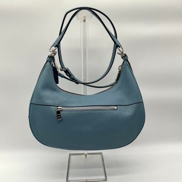 BUNDLE FOR MLS COACH Leather Harley East/West Blue Shoulder Hobo Bag - Picture 6 of 13